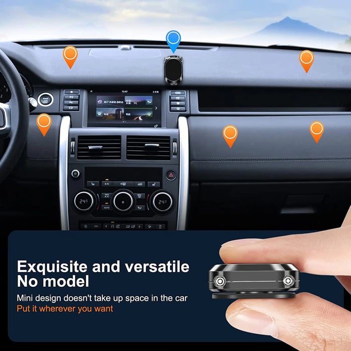 SnapMount – Foldable magnetic car phone holder