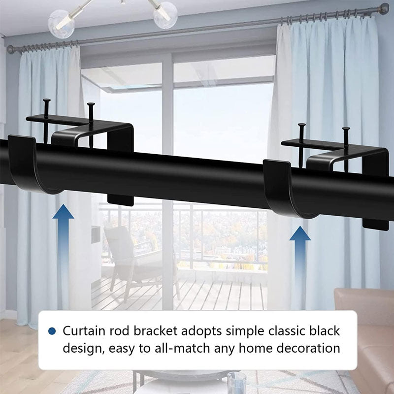 2+2 FREE | EasyCurtain – Hang Curtains Without Drilling & Damage