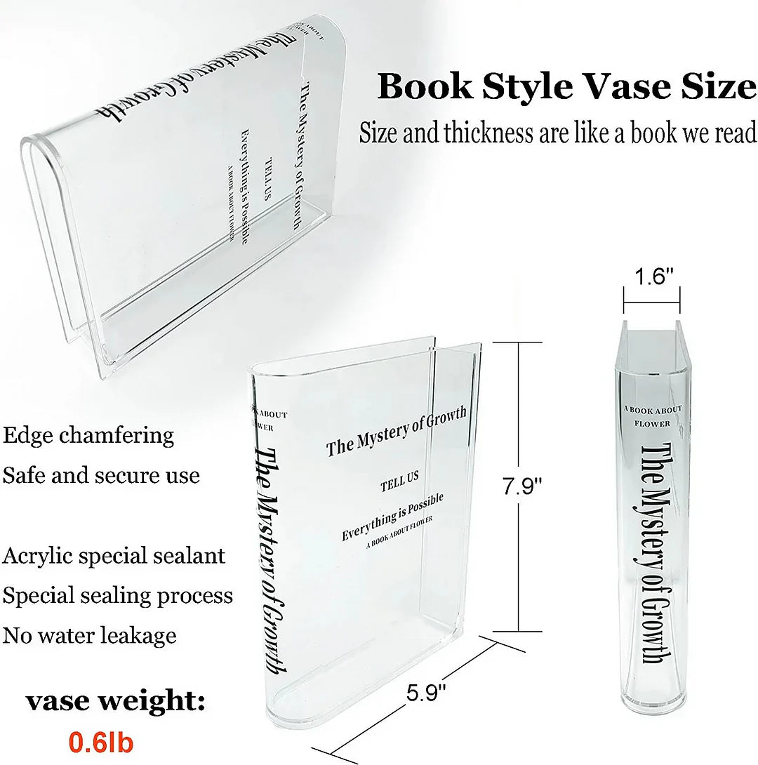 BookBloom – Your Artistic Statement Vase for Any Space!