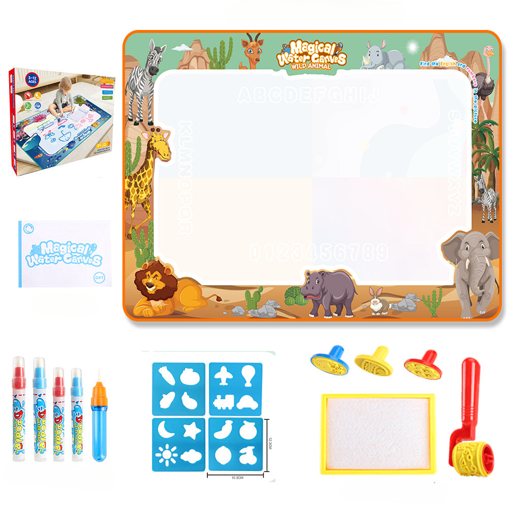 AquaDraw – Magical Water Drawing Mat for Mess-Free Fun!