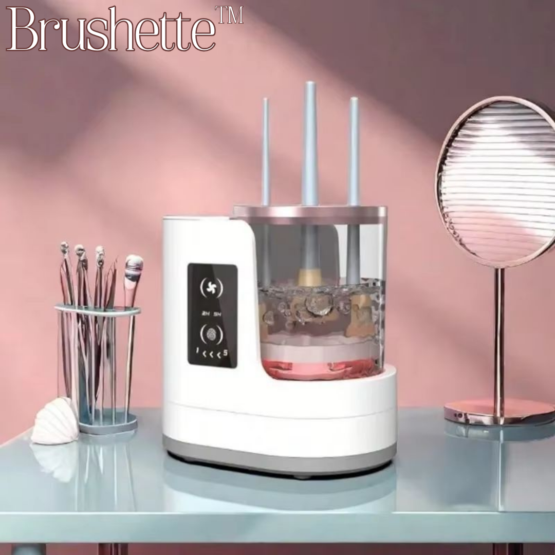 BrushGlam – Radiantly Clean Brushes in Seconds!