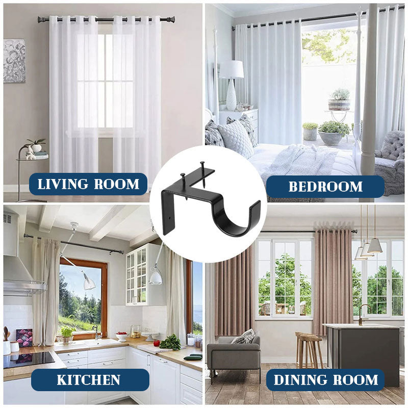 2+2 FREE | EasyCurtain – Hang Curtains Without Drilling & Damage