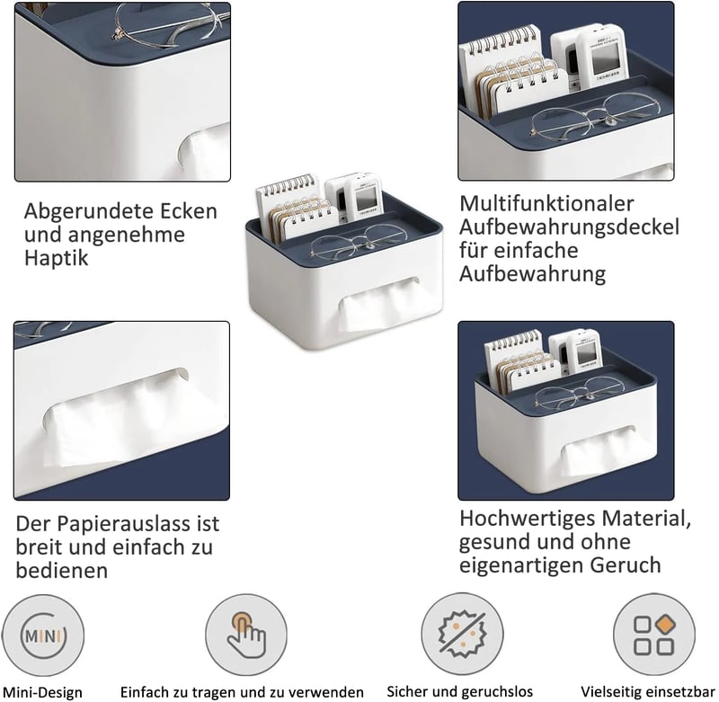 TidyBox – Multifunctional Tissue Box Organizer