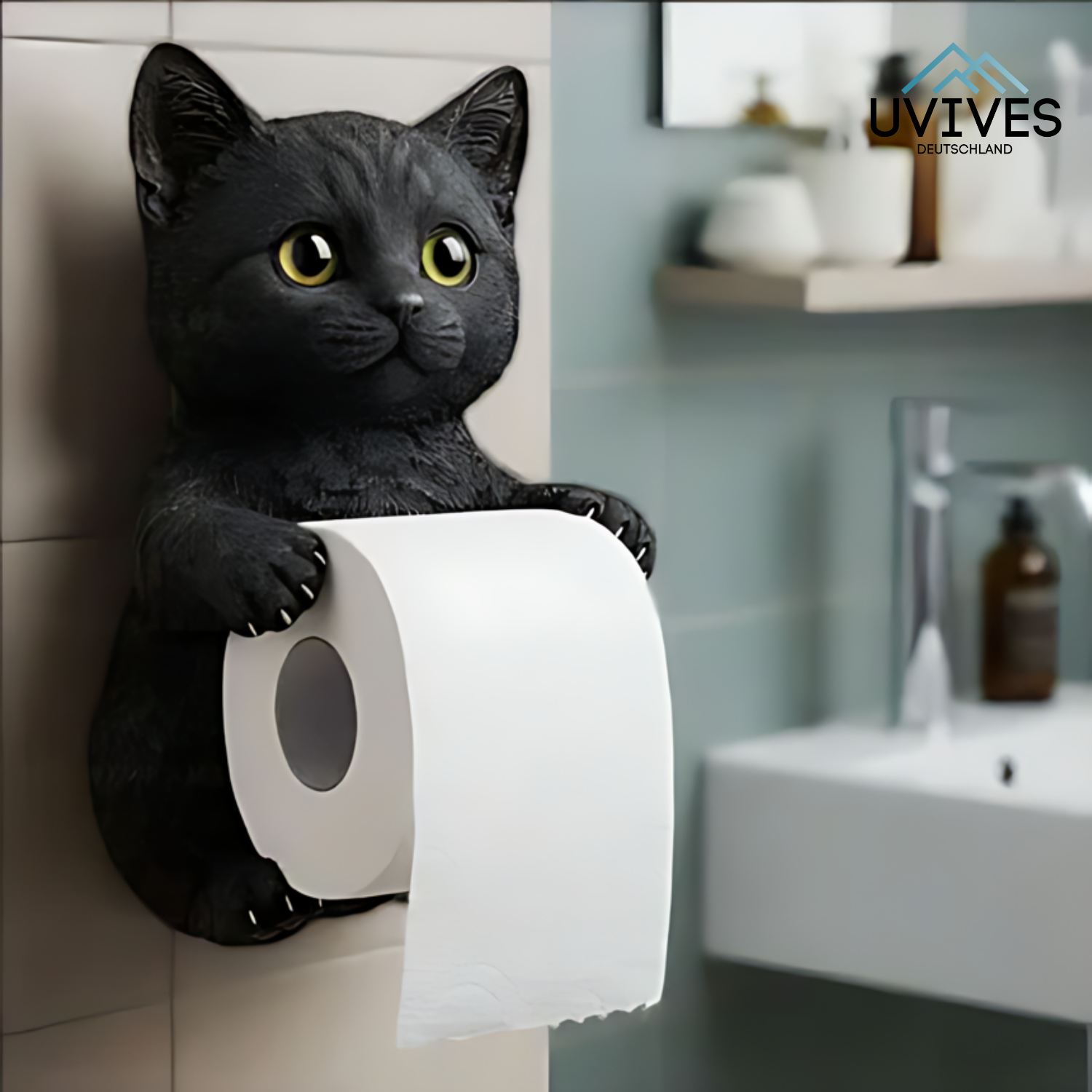 PurrRoll – Add Whiskered Charm to Your Bathroom Routine