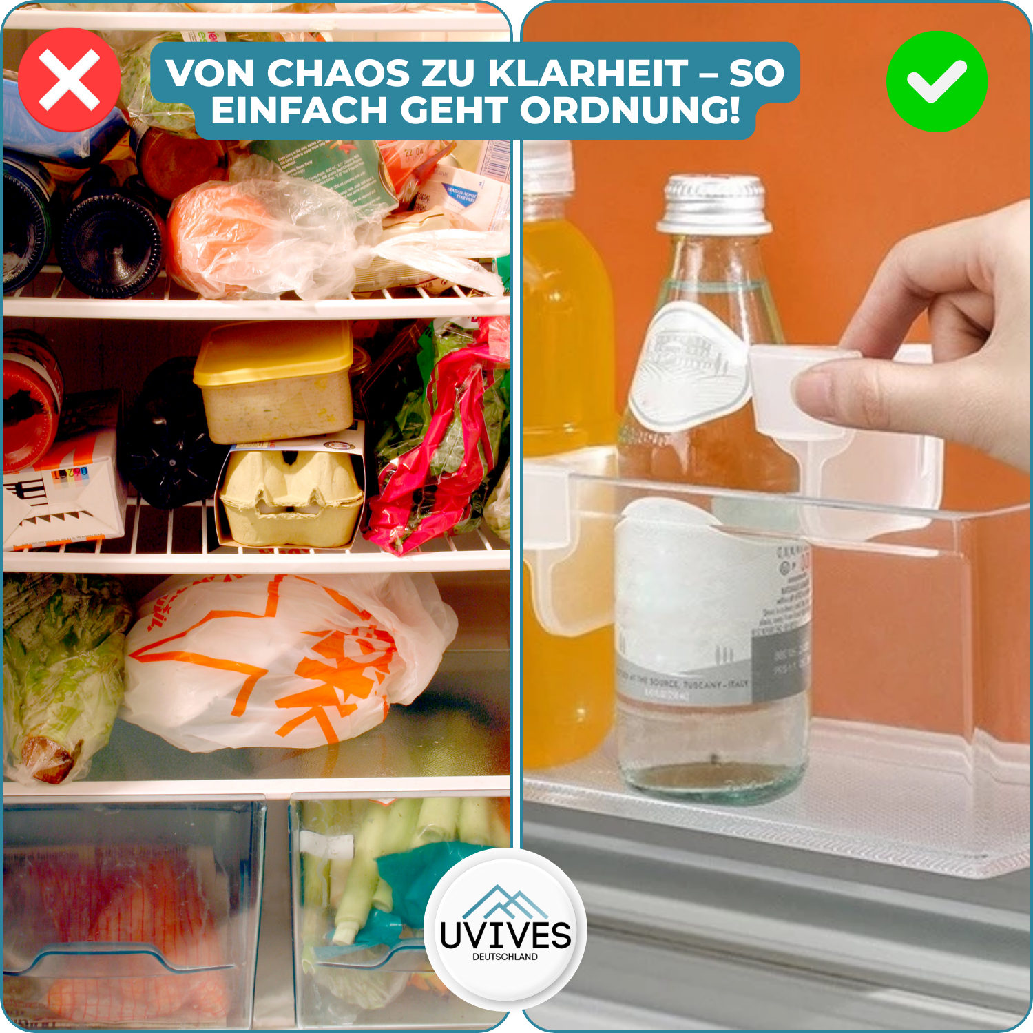6+6 FREE | FridgeClips – No More Fridge Chaos!
