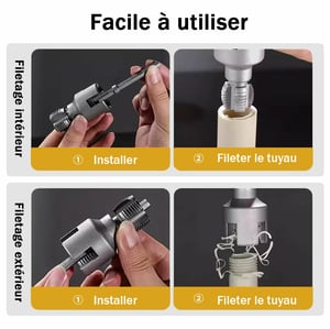 ThreadPro Duo – Precise Threading for Inner & Outer Threads with Just 1 Tool (2-Piece Set)