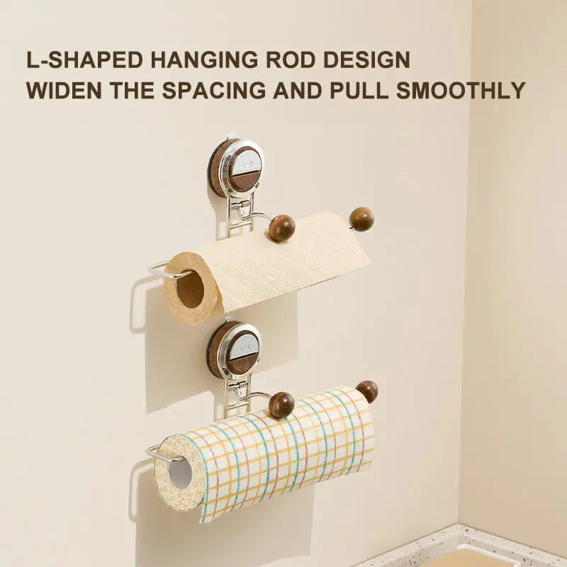 PaperRoll – No-Drill Paper Towel Holder, with Style!