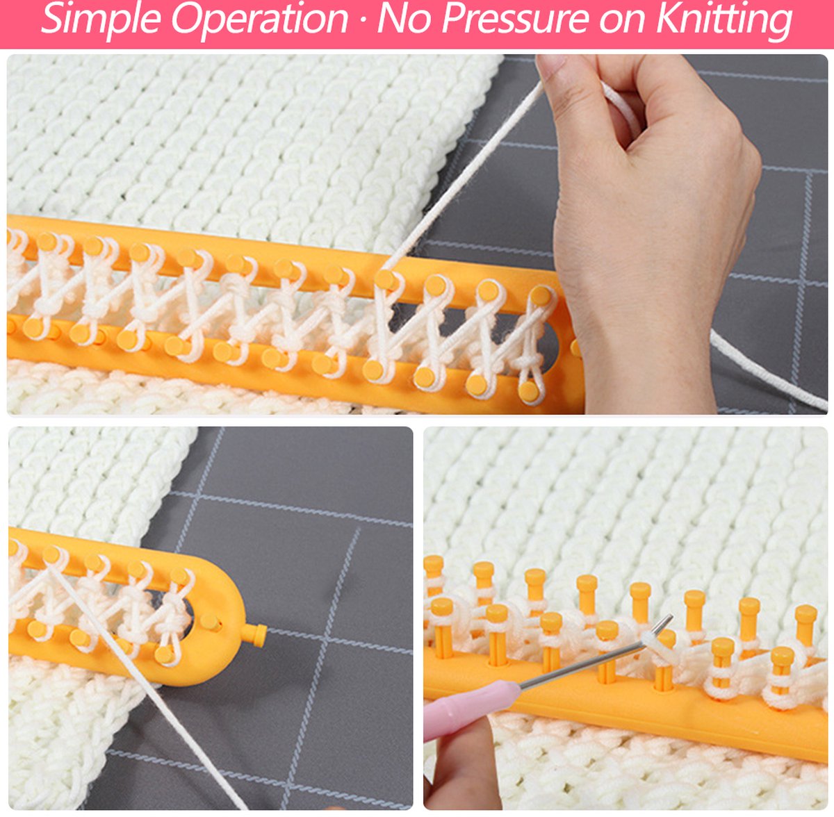 1+1 FREE | KnitEase – Needle-Free Knitting Made Simple!