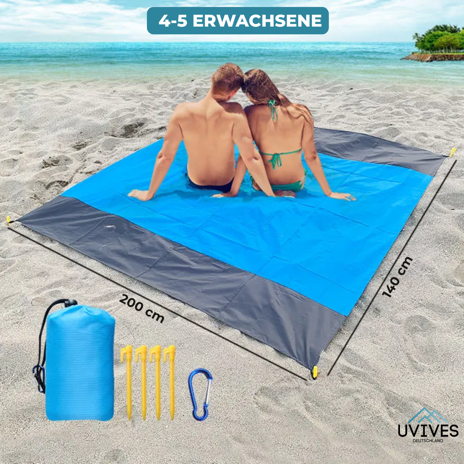 SandAway – No More Sticky Sand on Your Skin!