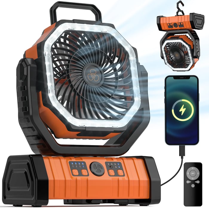 BreezeCamp – The Perfect Combo of Fan & Camping Light