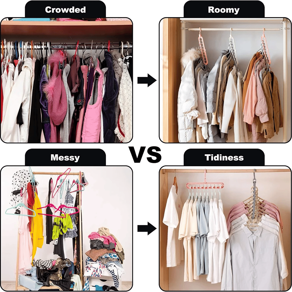 5+5 FREE | ClothFlex – Saves Space & Protects Your Clothes!