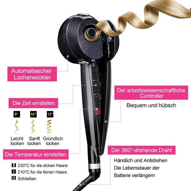 CurlSnail Pro – Perfect Curls at the Push of a Button!!
