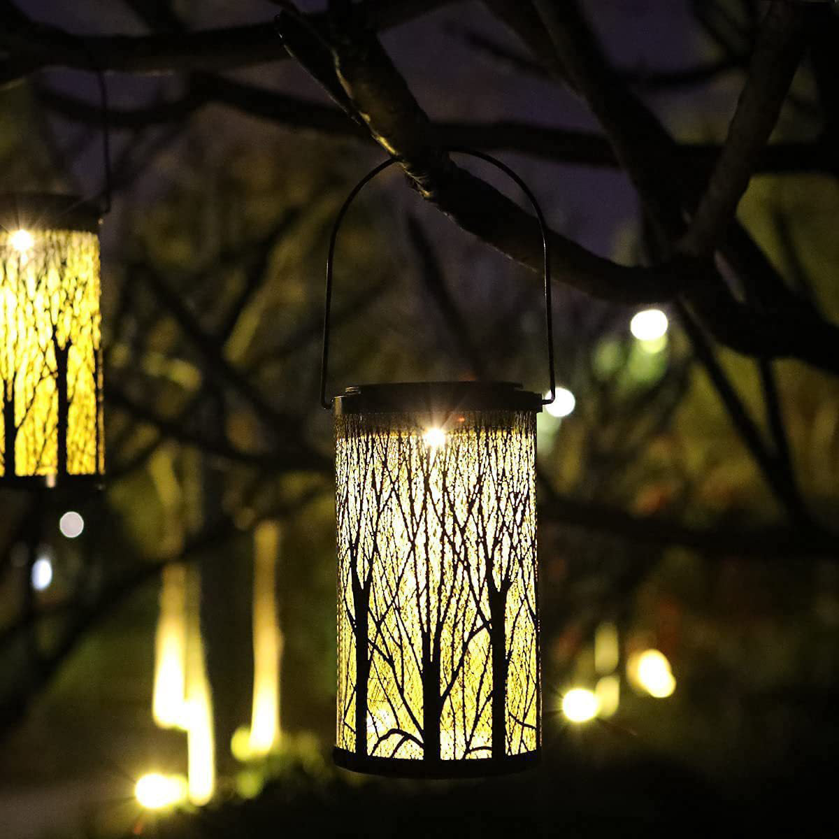 SolarisGlow – Elegant Art Deco Solar Lantern for Stylish Garden Lighting