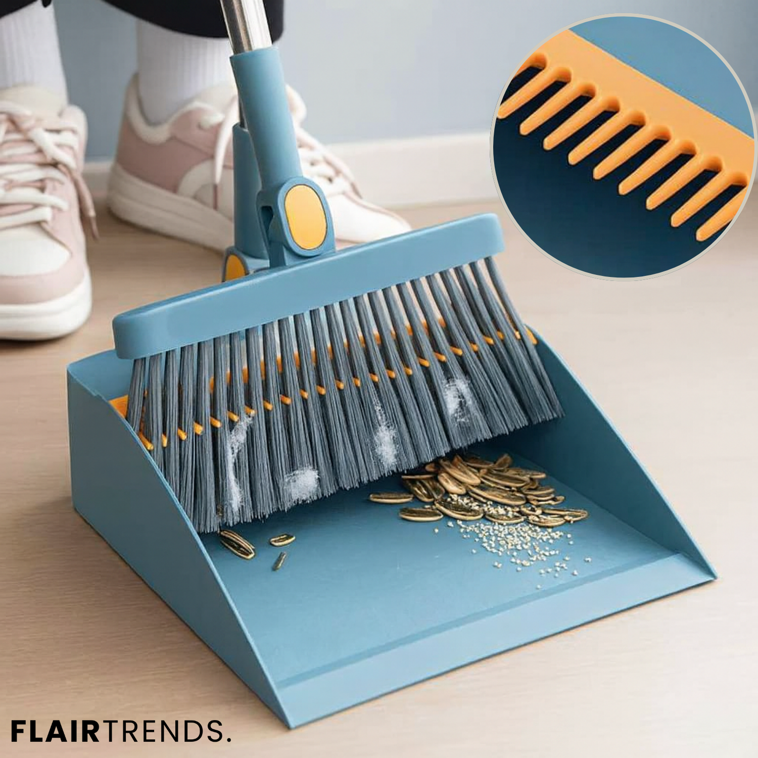 CleanSweep – Back-Friendly Broom Set for Effortless Sweeping!