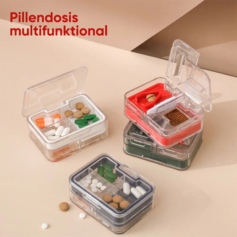1+1 FREE | MediSnap – The clever 2-in-1 pill box with integrated cutter!