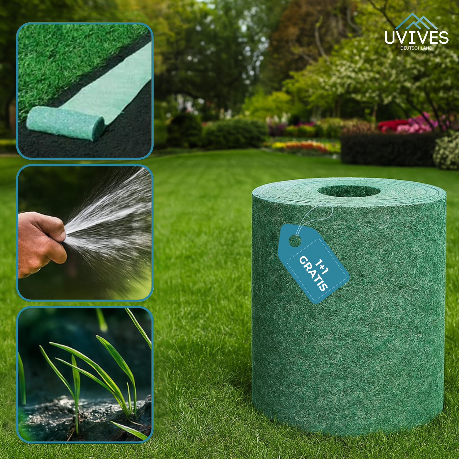 1+1 FREE | GreenRoll – Lush Lawn Made Effortless