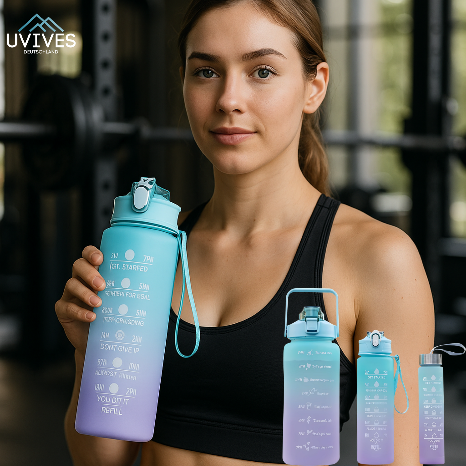 MotivaSip – Your daily motivator to drink (set of 3)