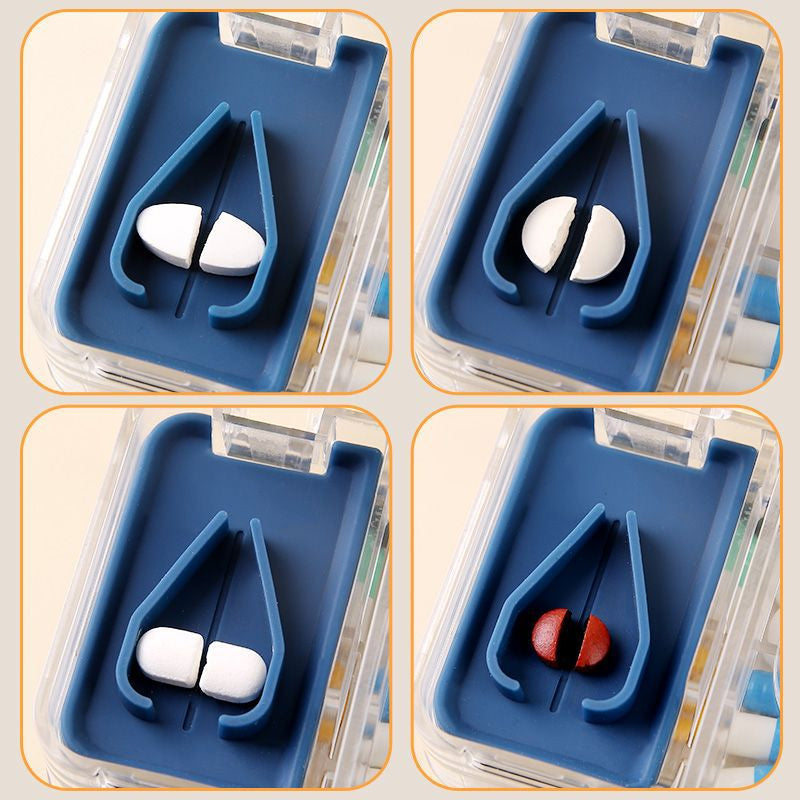 1+1 FREE | MediSnap – The clever 2-in-1 pill box with integrated cutter!
