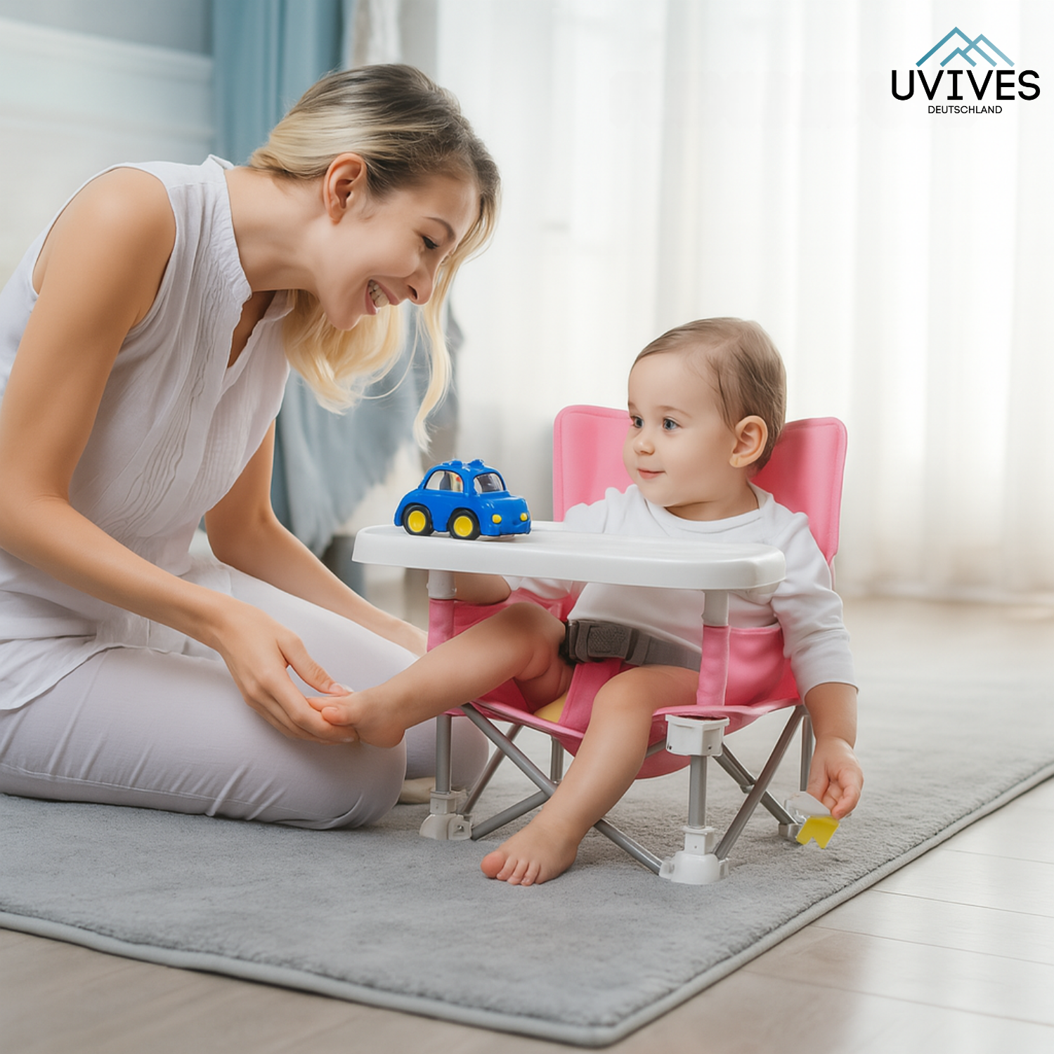 HuggleSeat - Portable High Chair for Kids at Home & On-the-Go