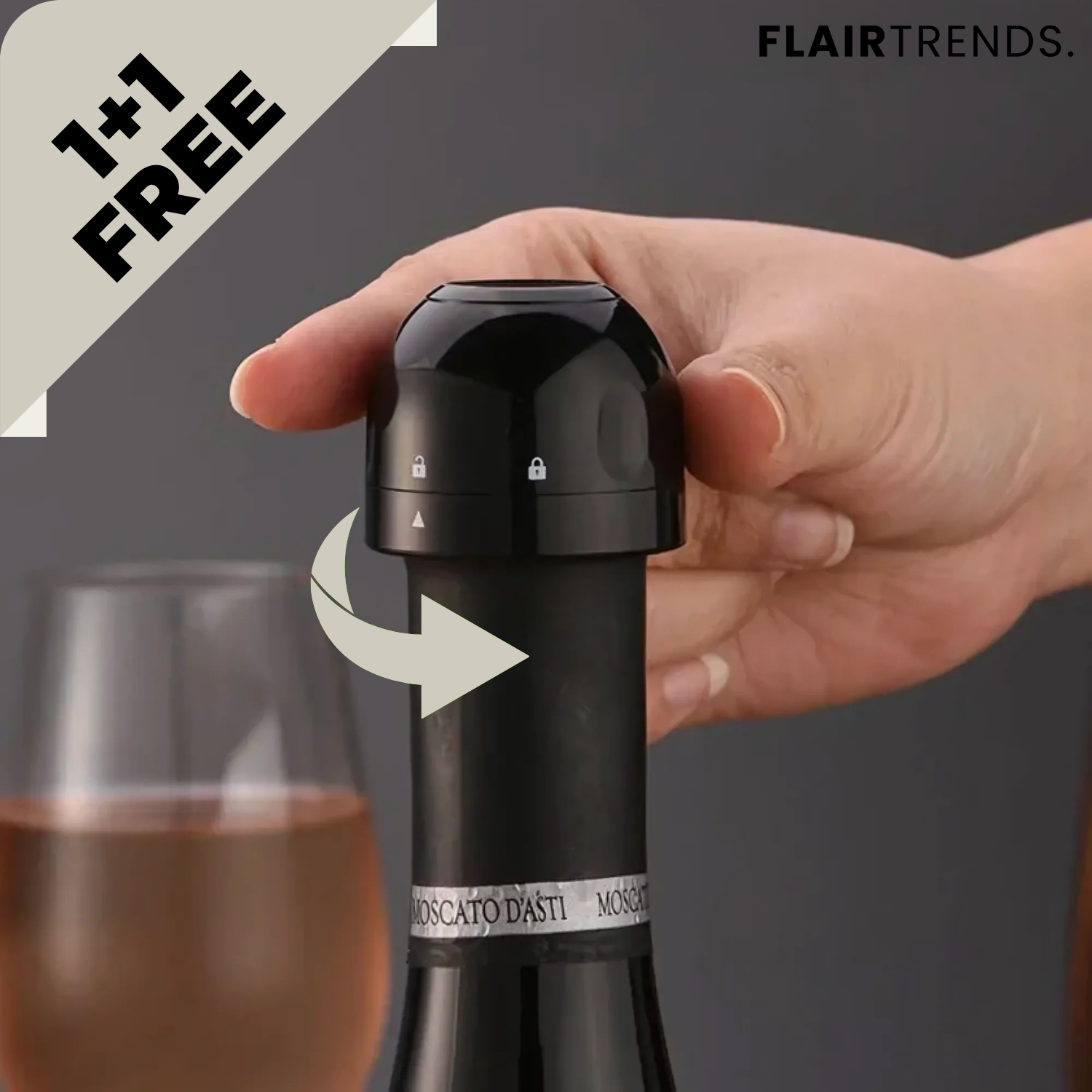 1+1 FREE | BubbleLock – For sparkling freshness until the last sip