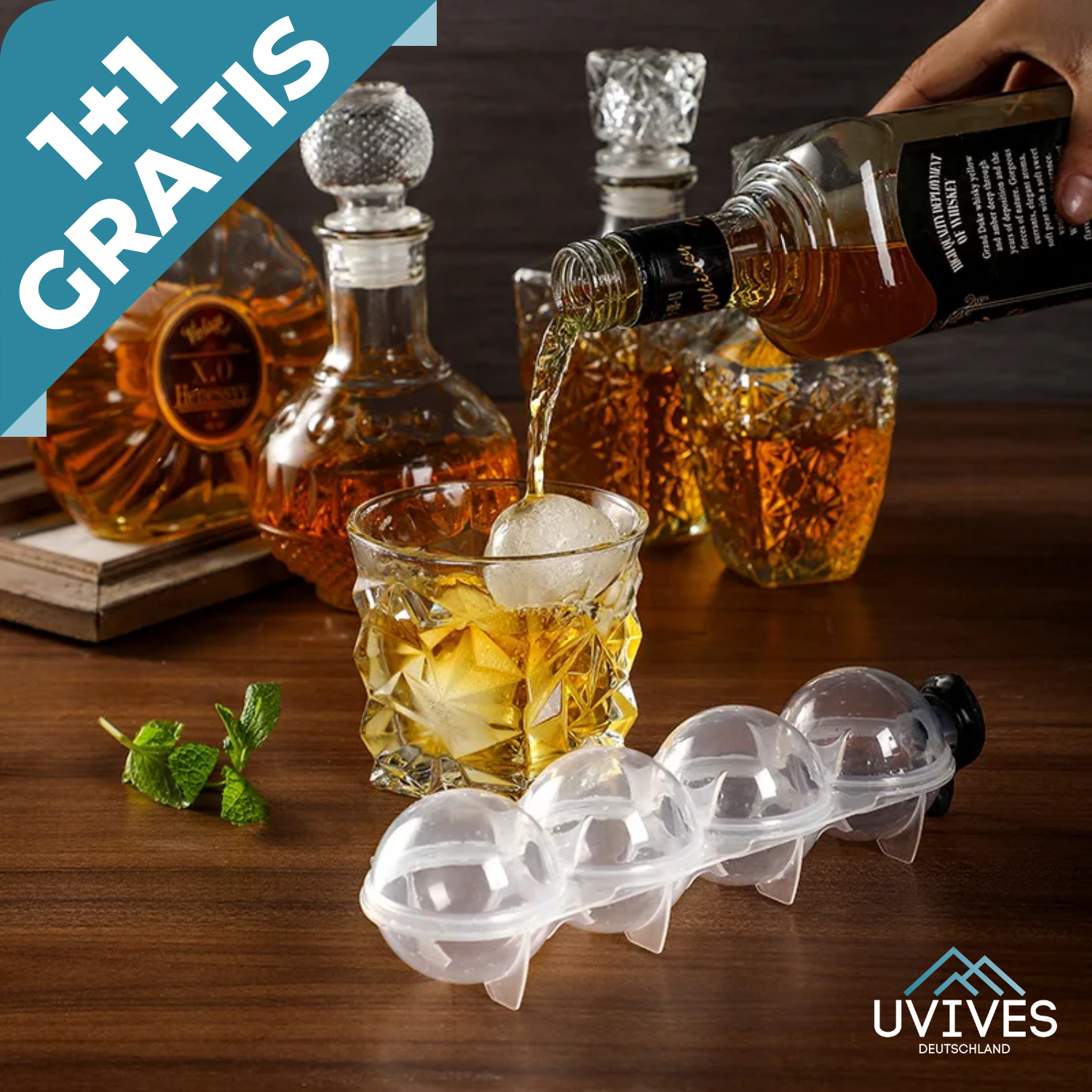 1+1 FREE | CrystalSphere – The Most Stylish Way to Enjoy Ice!
