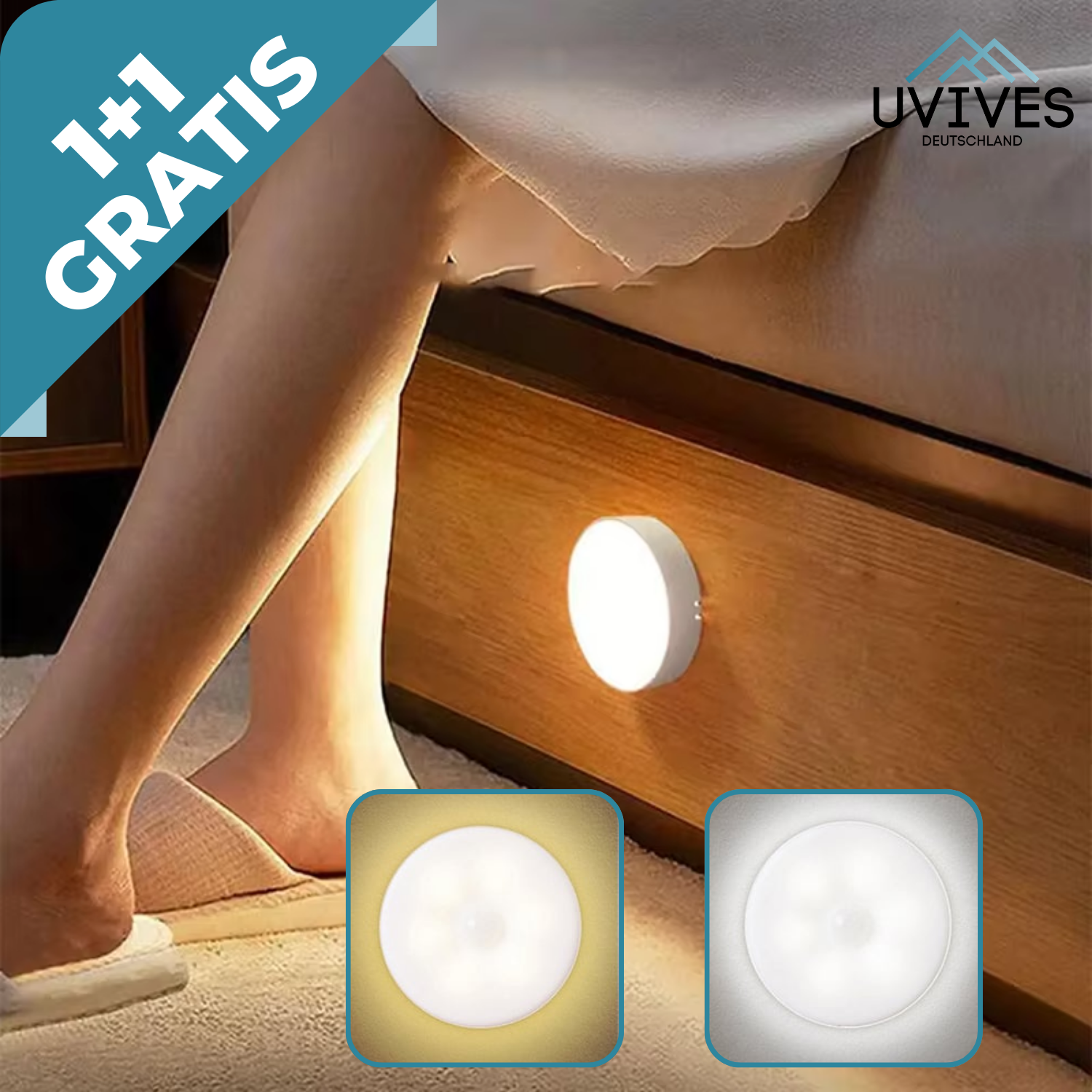 1+1 FREE | LumoSense – The Smart Motion-Activated Night Light