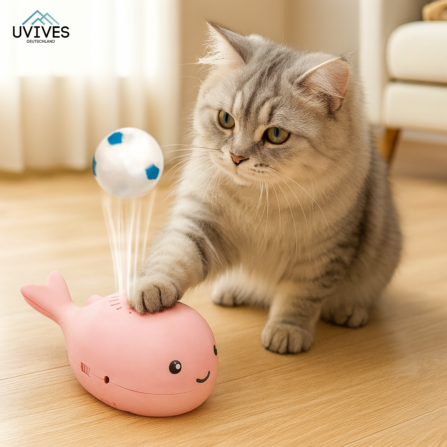 PawGlide – The floating game for active house cats!
