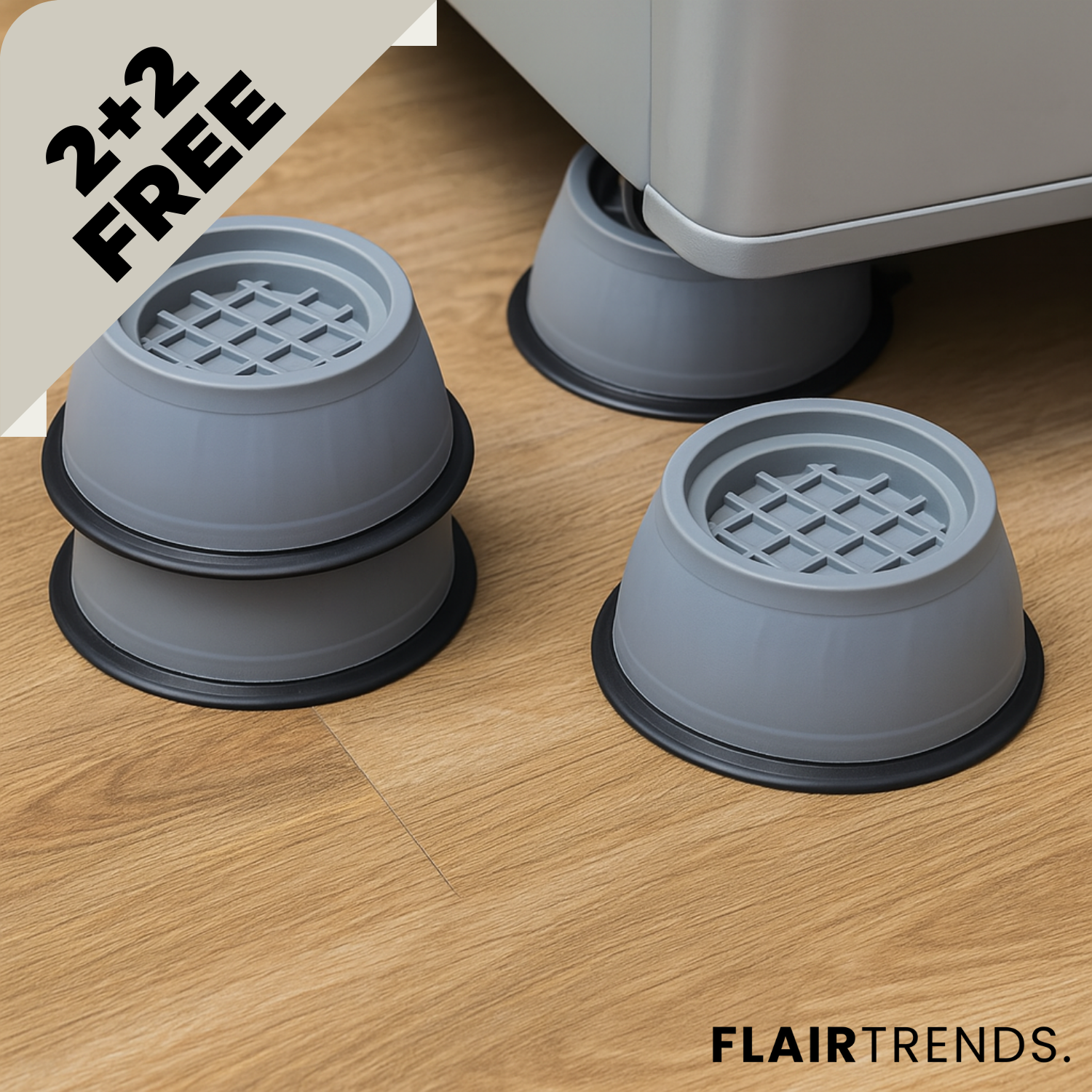 2+2 FREE | VibraFix – No More Noisy and Wobbly Washing Machines