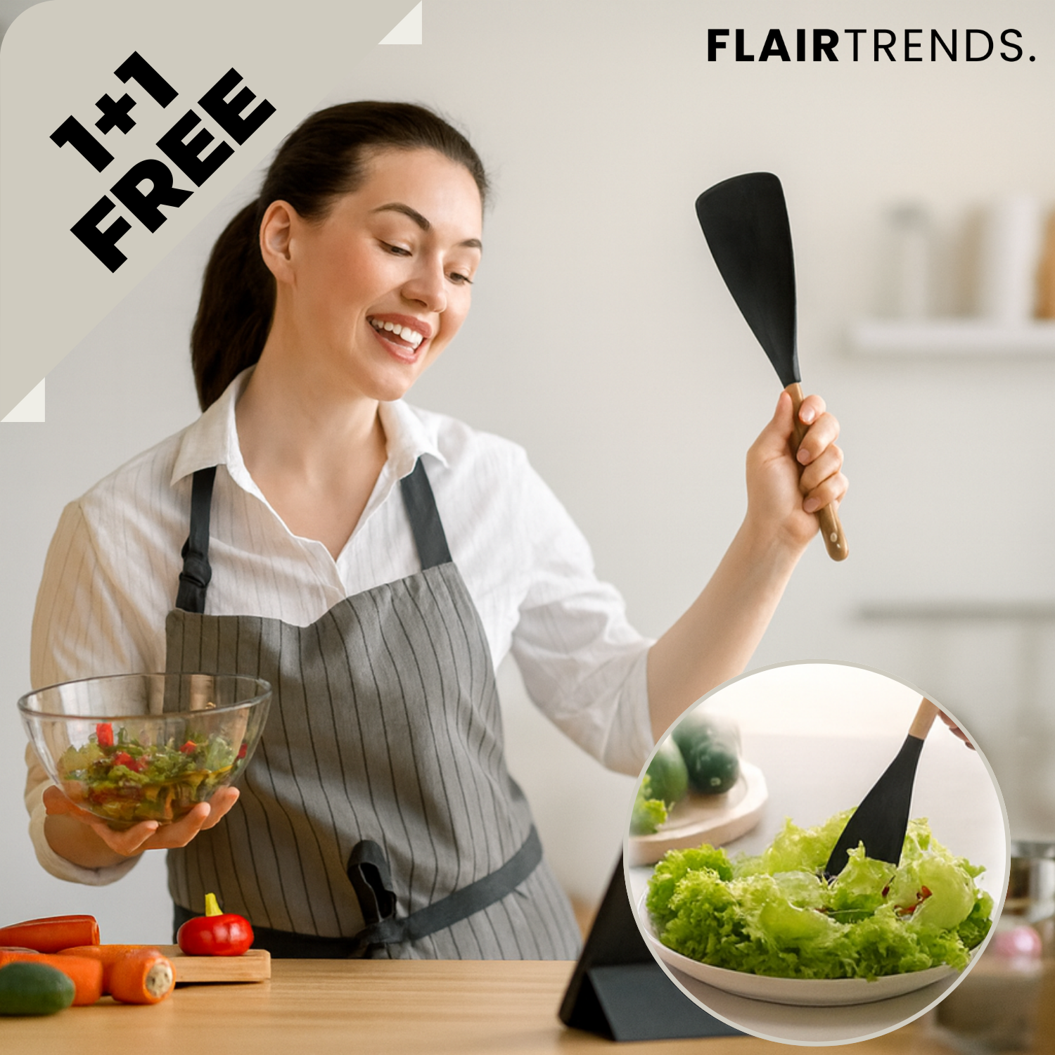1+1 FREE | CookEase Duo – The Spoon That Does It All