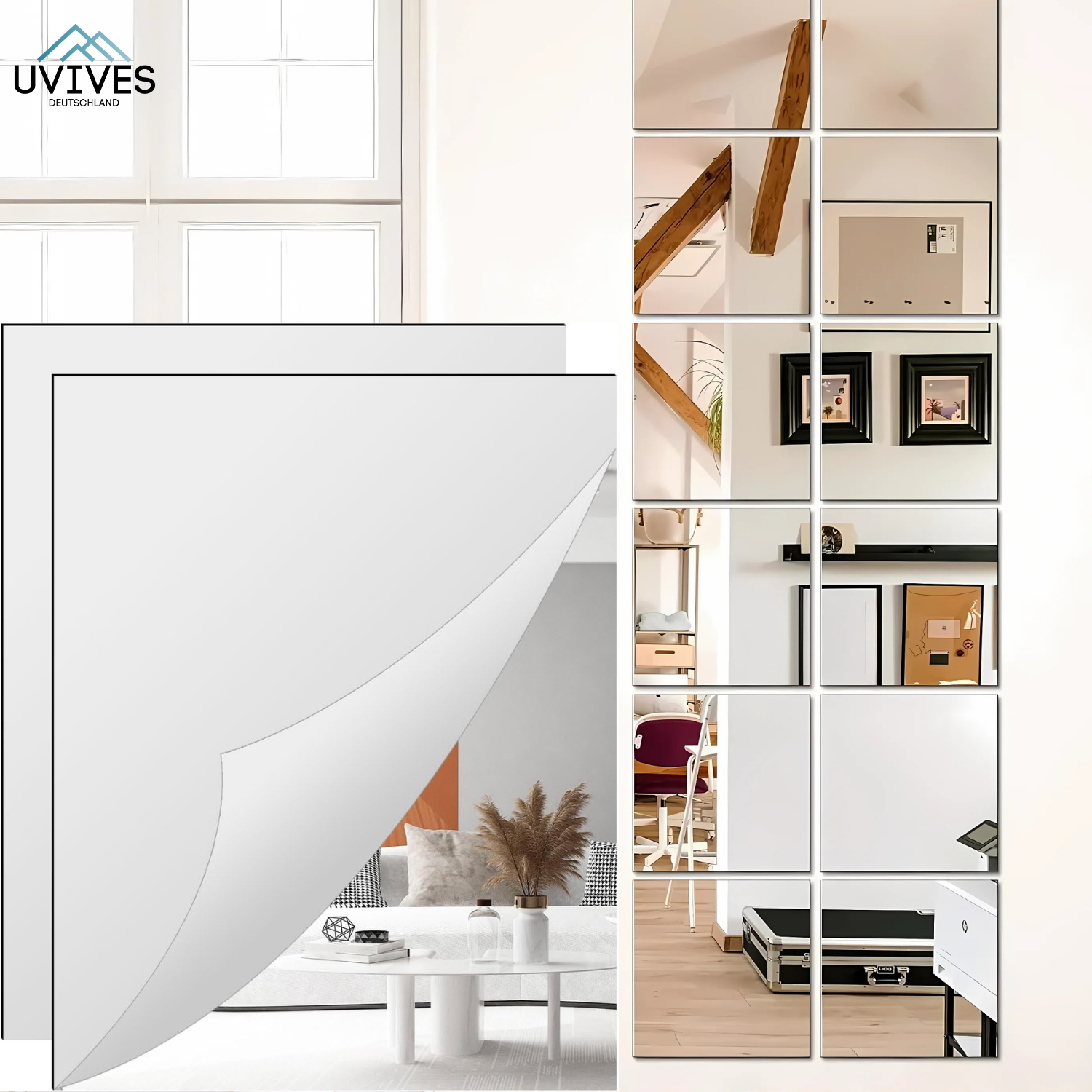 SafeReflect – The Shatter-Proof, Self-Adhesive Mirror Film