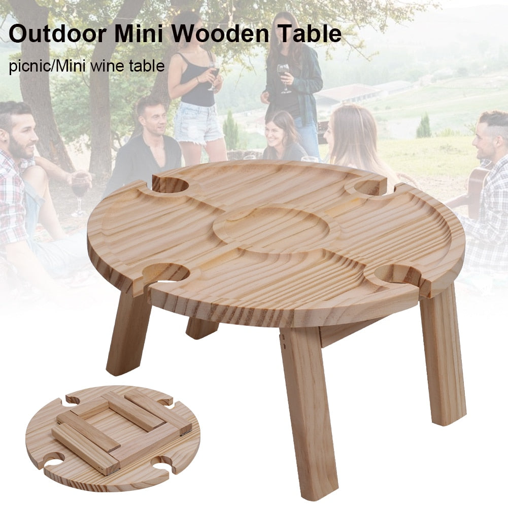 SnackTable – Your Foldable All-in-One Table for Perfect Picnics!!