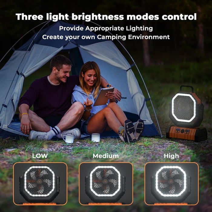 BreezeCamp – The Perfect Combo of Fan & Camping Light