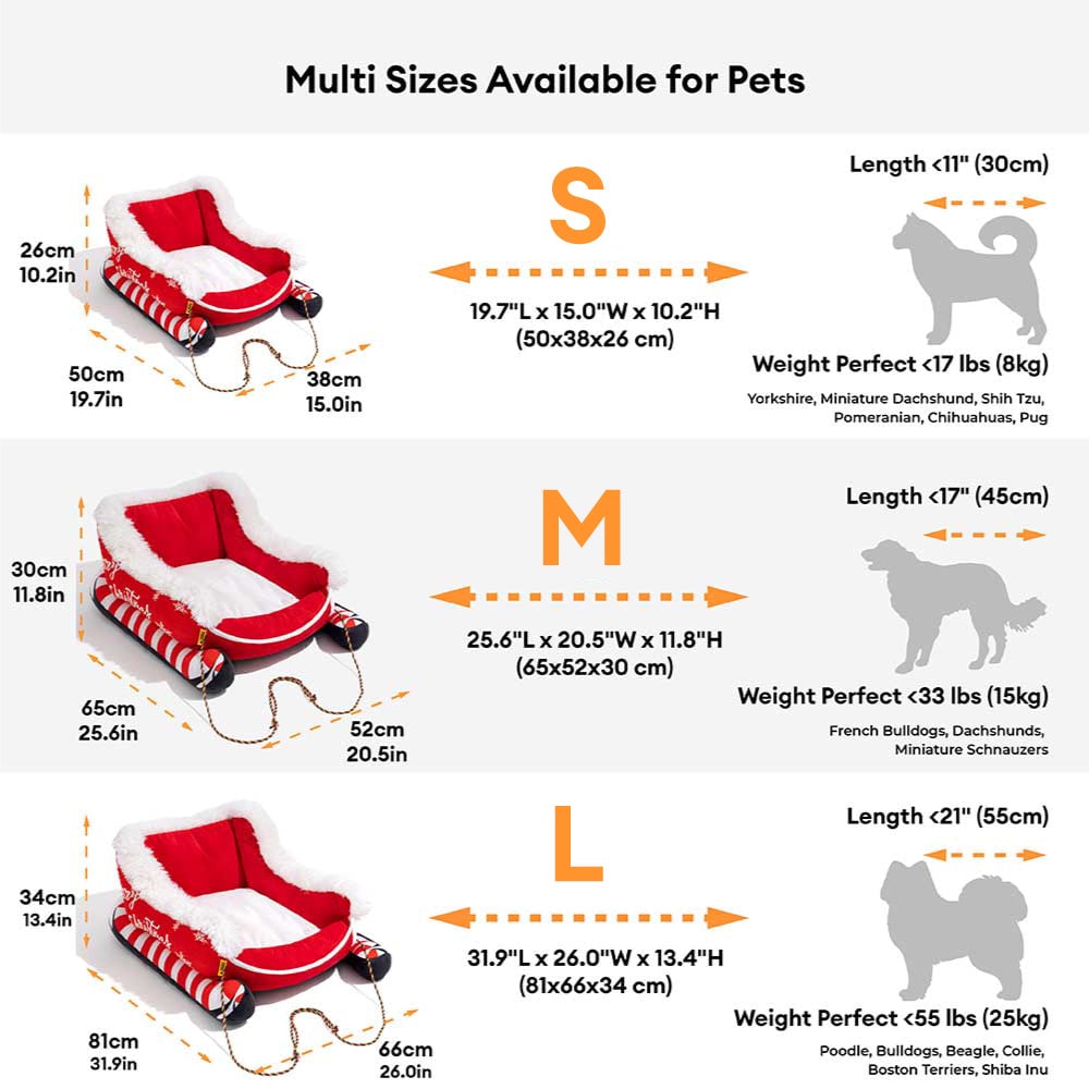 PawSleigh – The festive dog bed for dreamy winter days