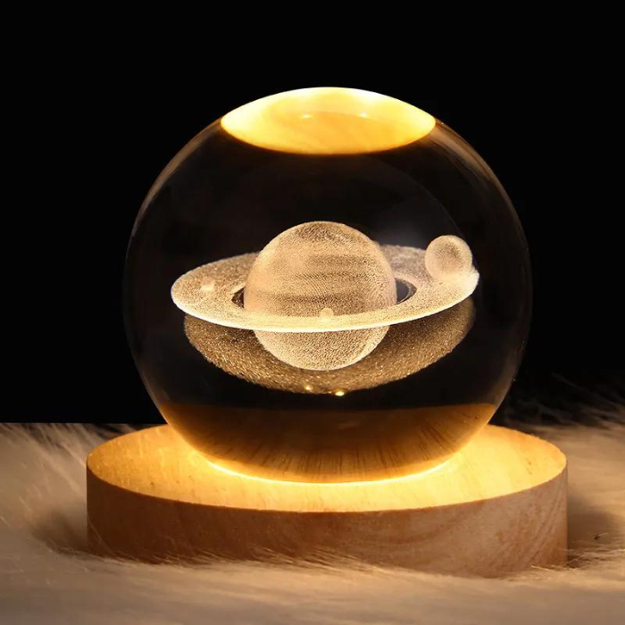 AuraSphere – The Floating Crystal Lamp with Magical Energy!