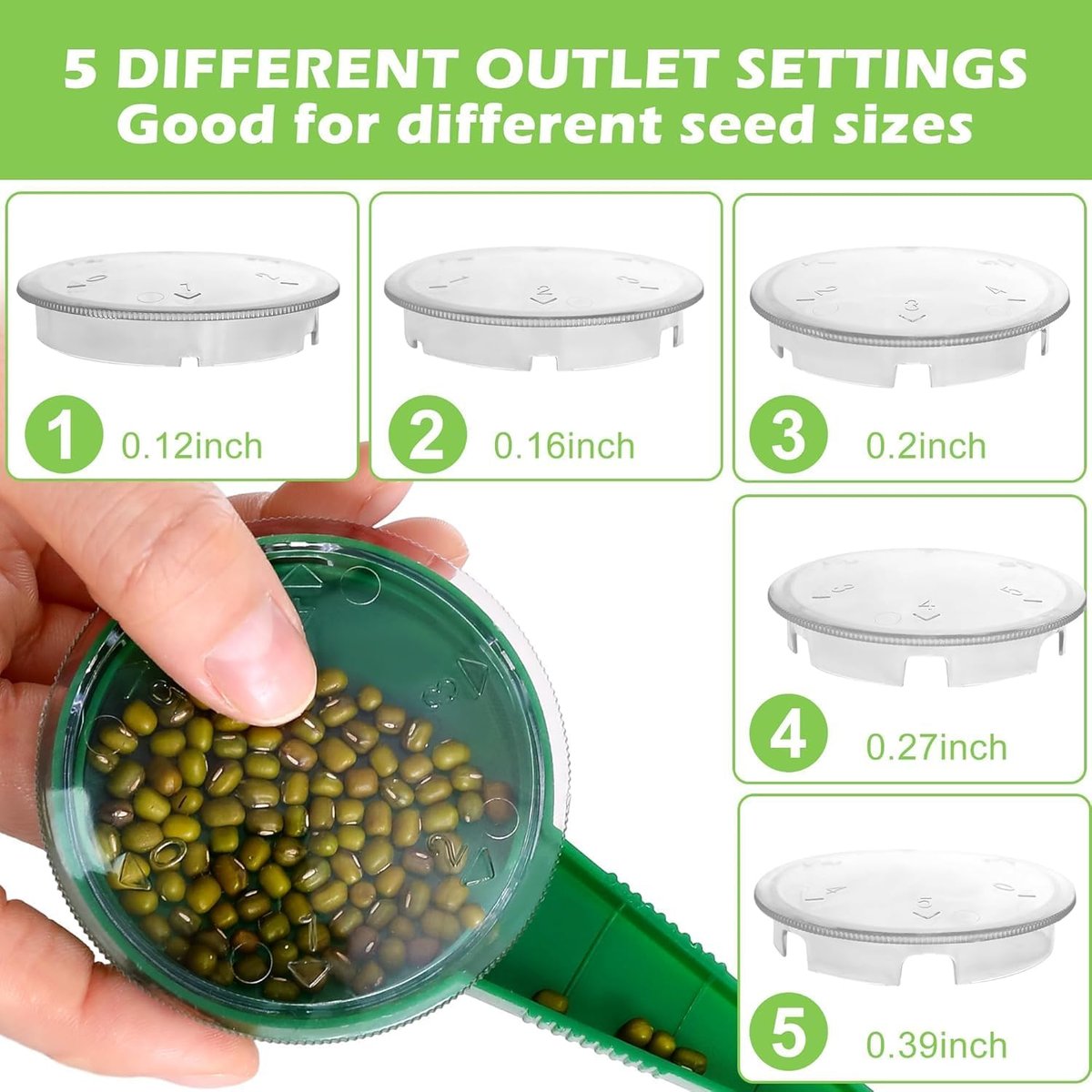 SeedMate – Plant Dibber with 12-Hole Template