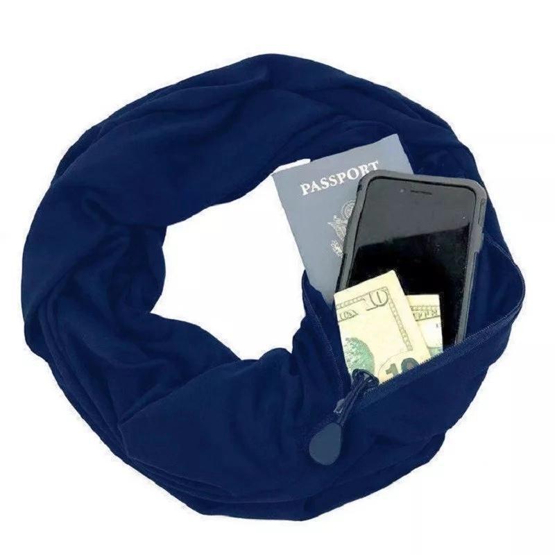 CozySafe – The Scarf with Secret Pocket for Warmth & Security