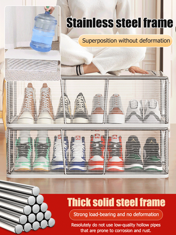 StackaShoe – The Foldable Organizer for Shoes & Clothes!