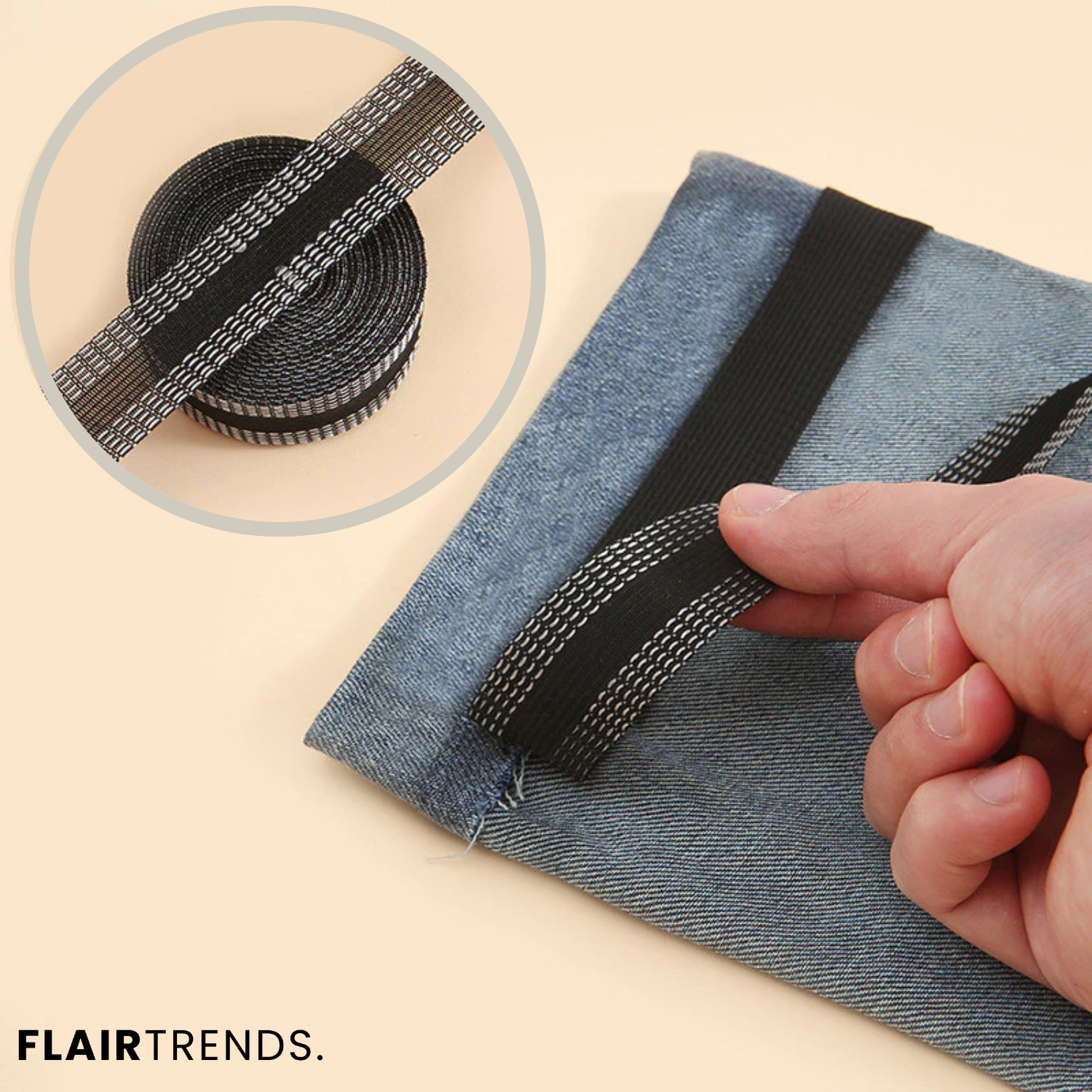 1+1 FREE | EasyHem – Hem Your Pants in Seconds Without Needle or Thread!