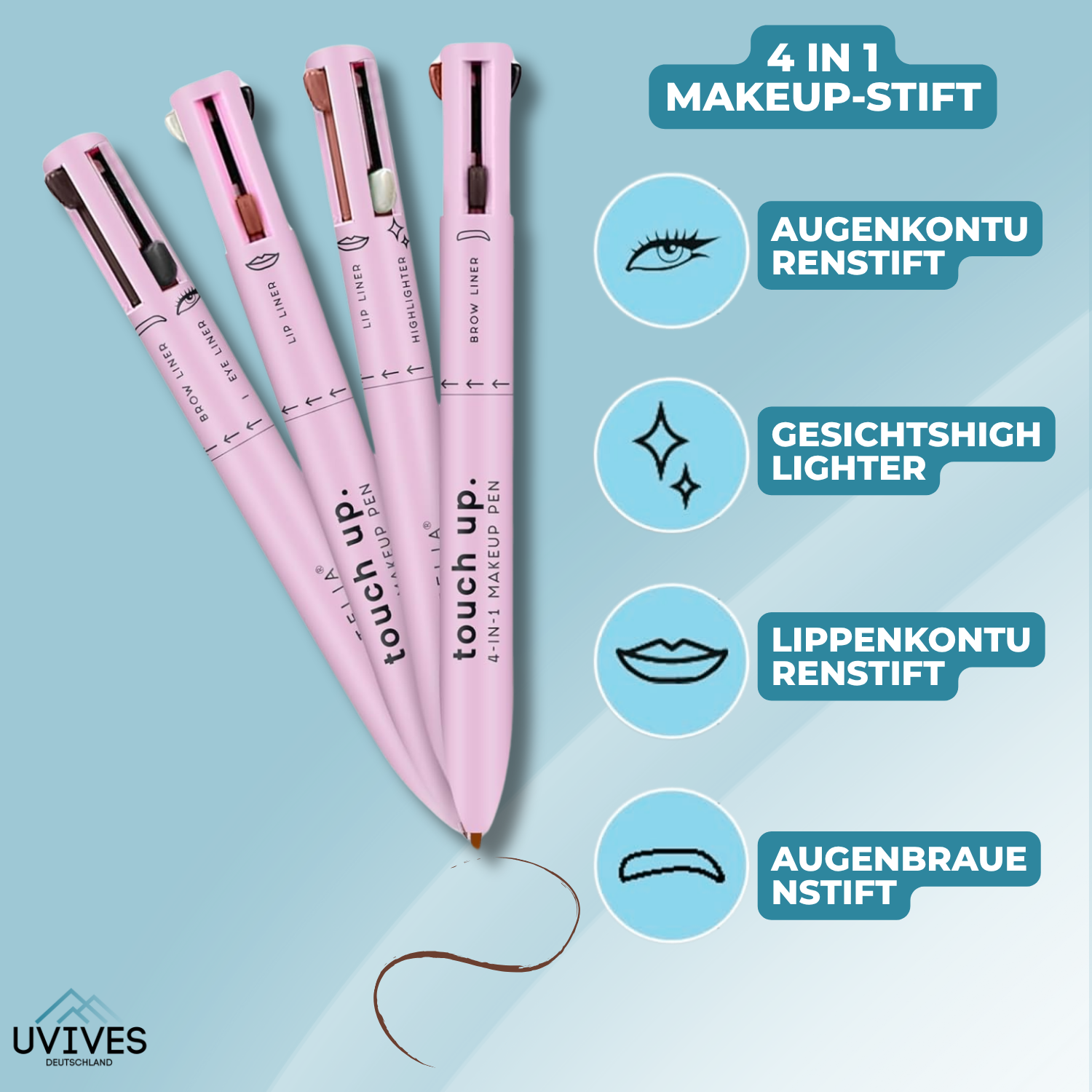 GlamLine – Your 4-in-1 Beauty Essential for On-the-Go Glam