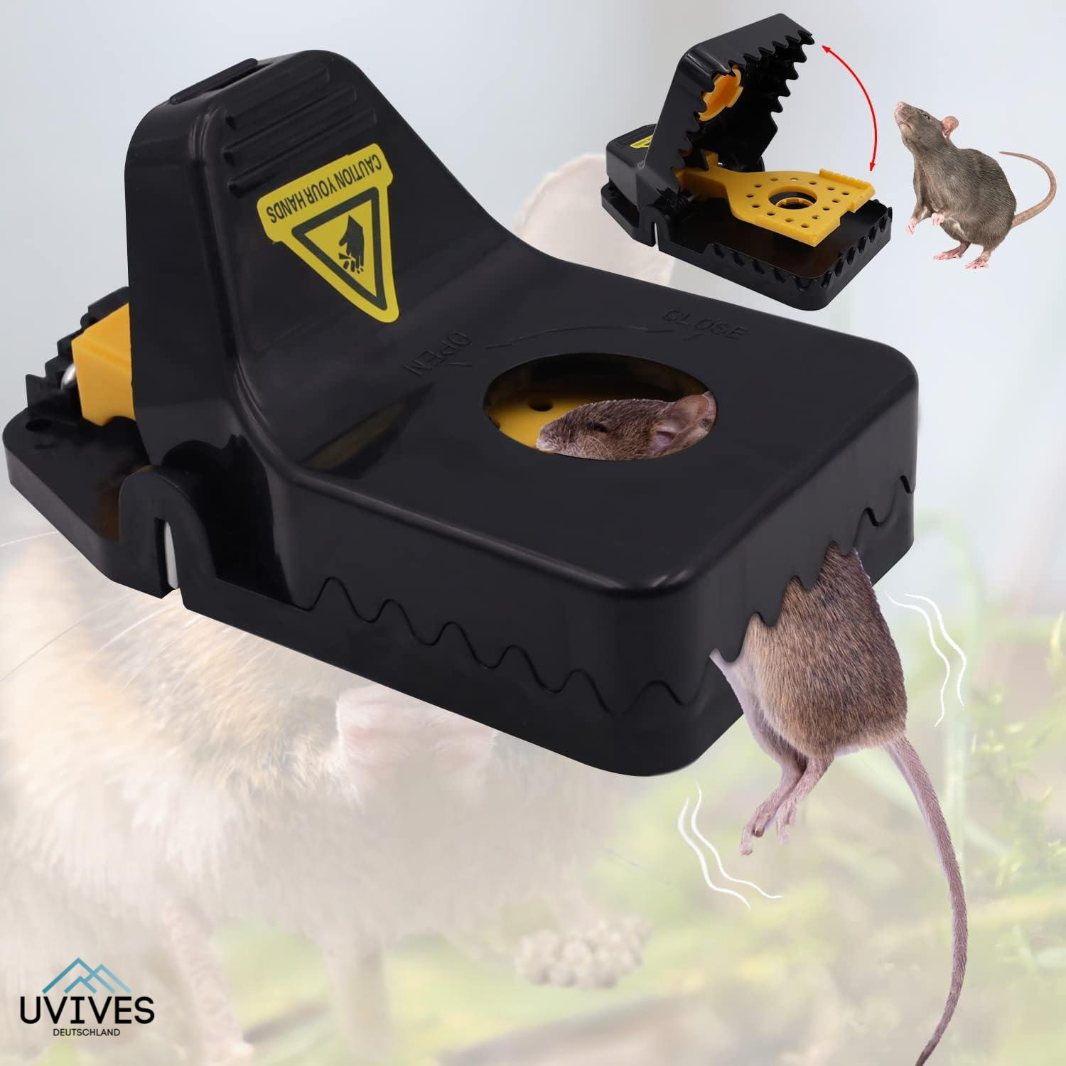 2+2 FREE | SnapGuard – Traps Mice & Rats in Seconds, No Poison Needed!