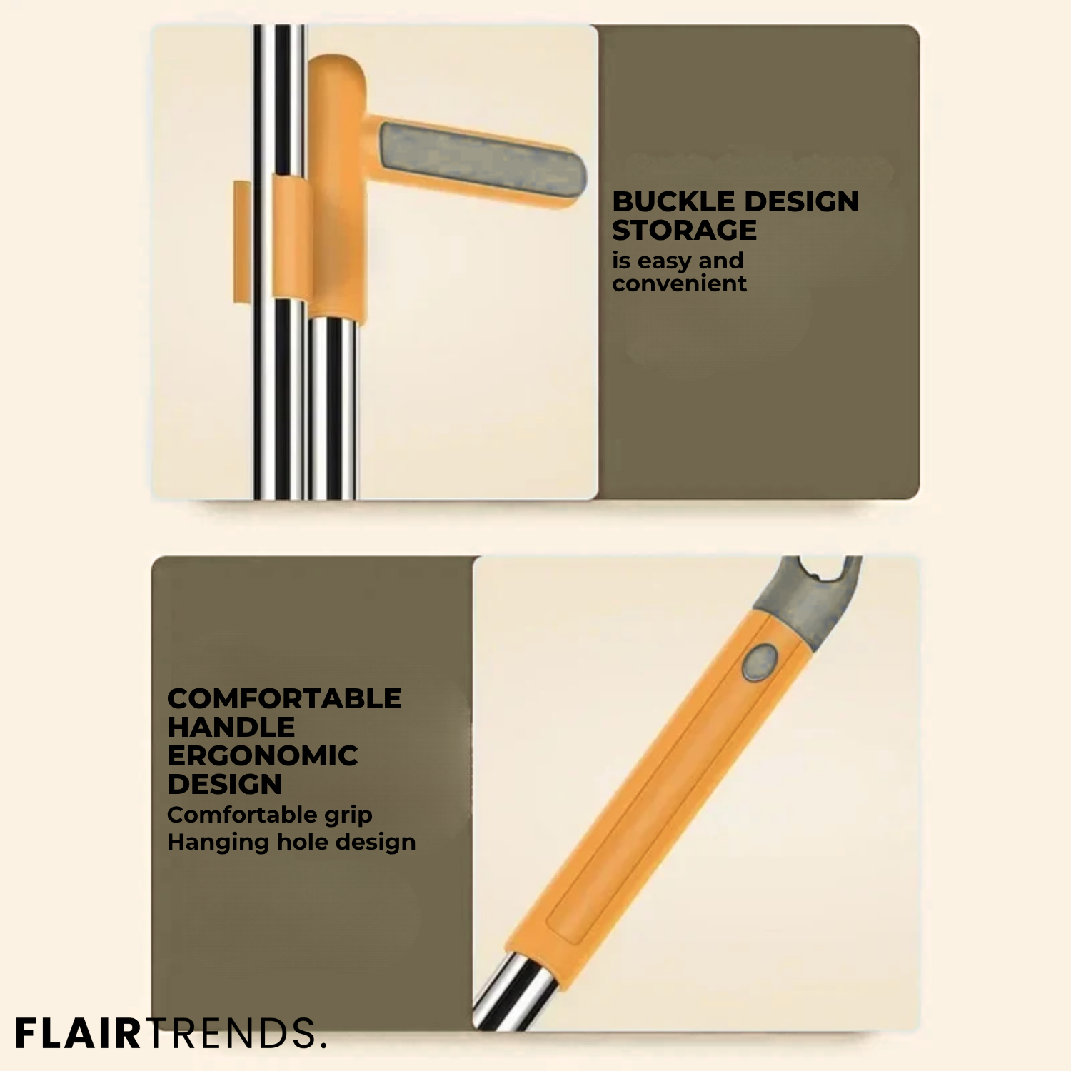 CleanSweep – Back-Friendly Broom Set for Effortless Sweeping!
