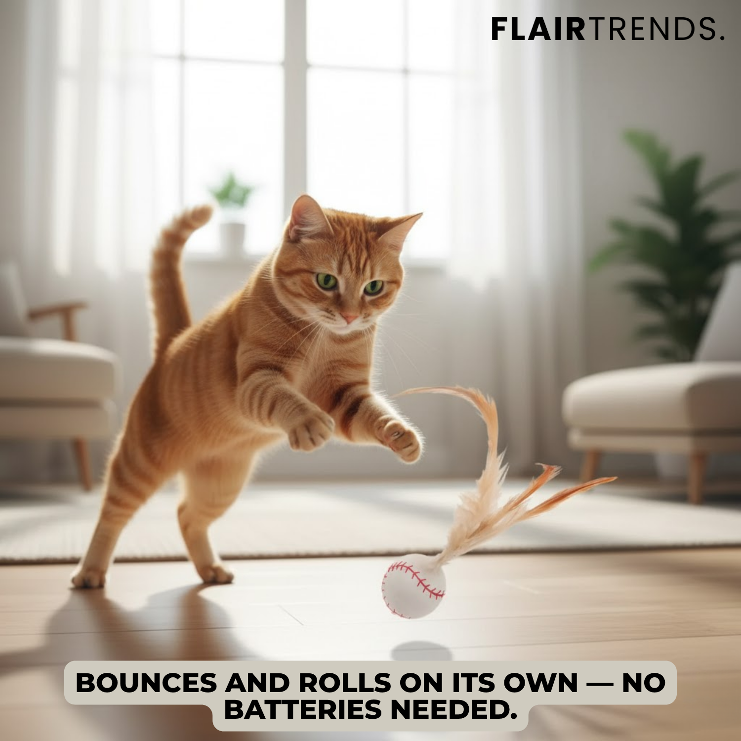 FeatherBounce – Fun Play for Active Cats!