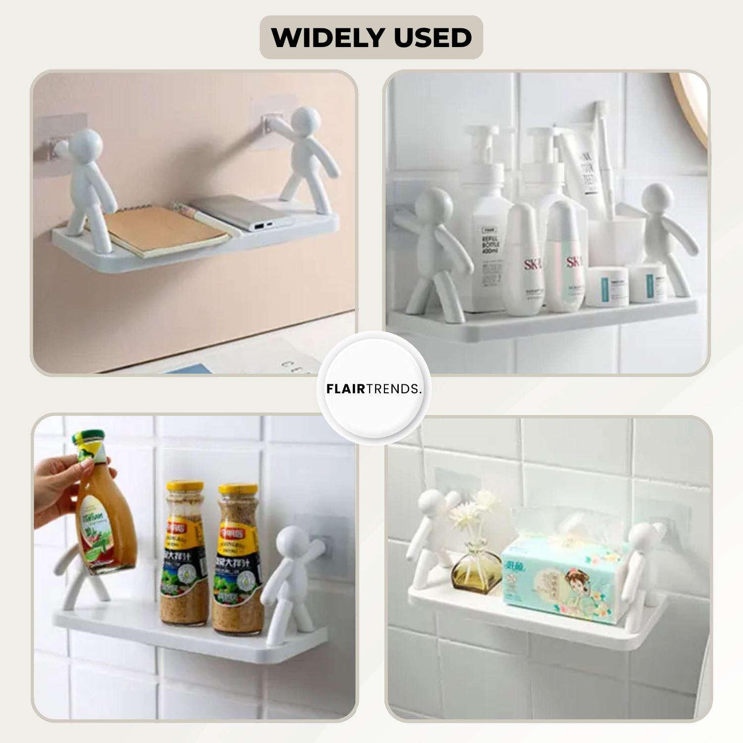 WallBuddy – Declutter Your Space with Style and Zero Tools!