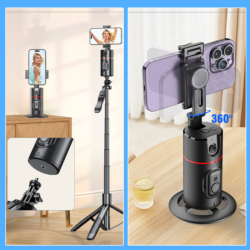 AutoTrack360 – Smart Selfie Gimbal with Face Detection
