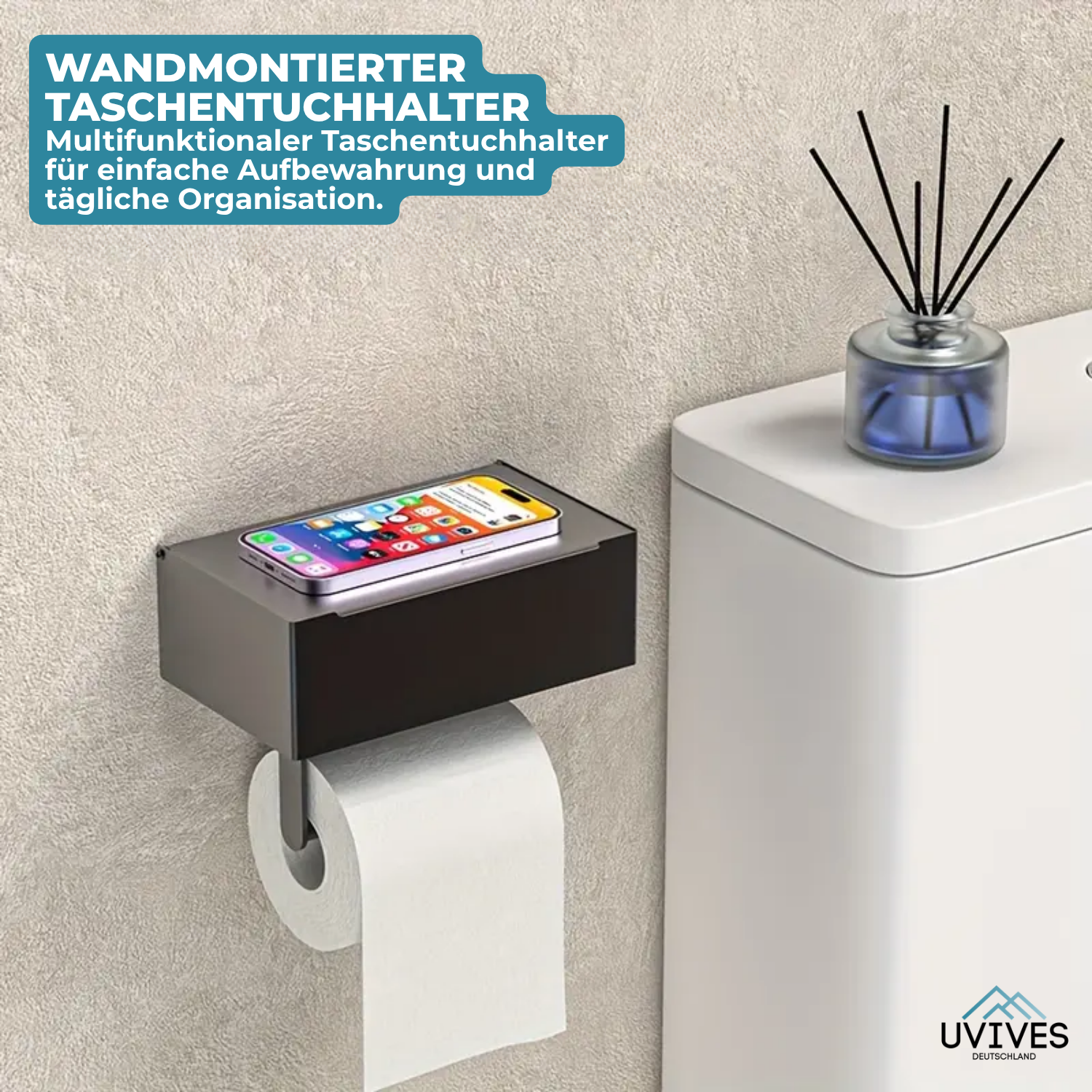 WipeNest – Stylish Storage Right Next to the Toilet