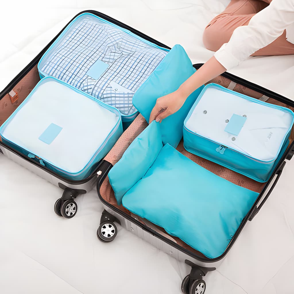 TravelOrganizer – 6-Piece Packing Cube Set