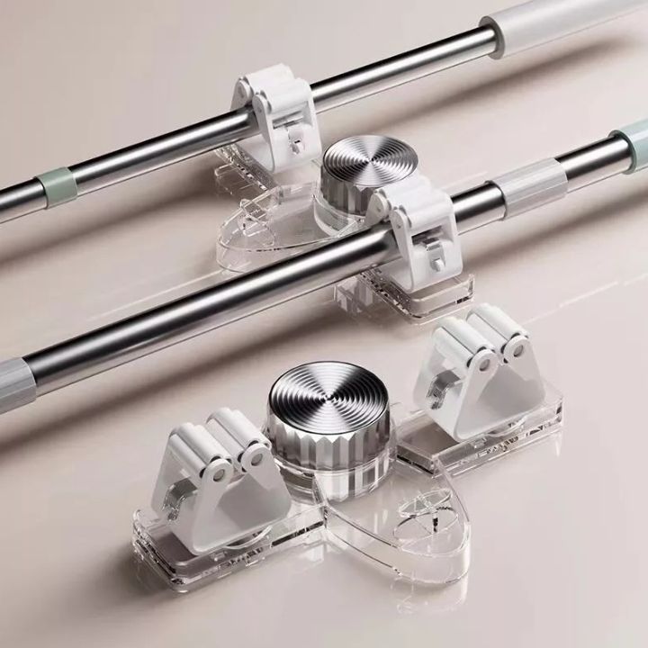1+1 FREE | GripMates – Secure Hold for Brooms & Mops Without Drilling