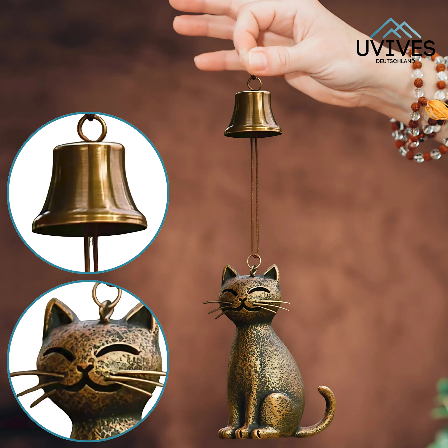 WhispiCat – Handmade Wind Chime for Cat Lovers!
