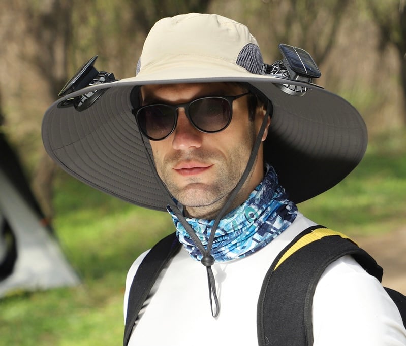 AirShade – Solar Hat with Built-in Fan