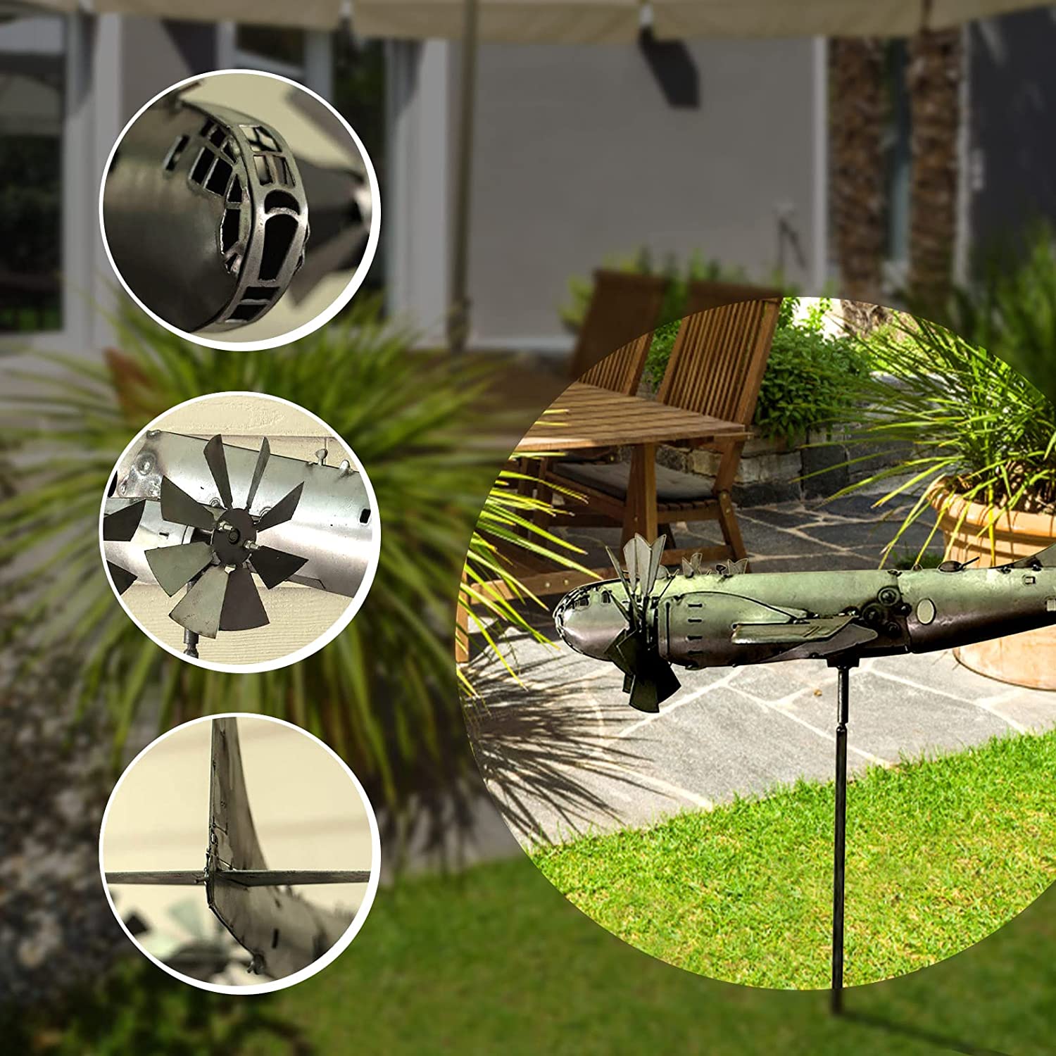 SkySpin – The Airplane Wind Turbine for Your Garden!